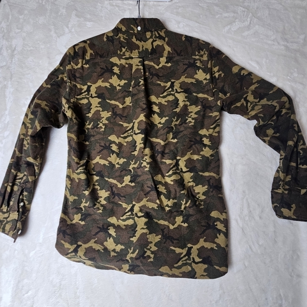 Beams plus shirt Camo Casual Button Down made in Japan - Picture 5 of 8